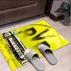 Borussia Dortmund Pattern Rug, Indoor/Outdoor Mat, for Picnic, Gameroom, Bedroom, Office, Living Room, Home Decor Carpet, Birthday Gift