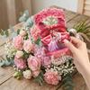 Small Bear Decor 3D Pop-up Card 3D Design Pop-up Mechanism Valentine's Day Card Desktop Decor Romantic Theme
