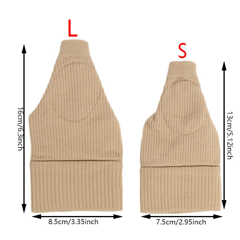 S Elastic Wrist Protection Knitted Gloves Thumb Tendon Sheath Protection Gloves Wrist Protection Gloves Protective Equipment Wrist Protection Cover