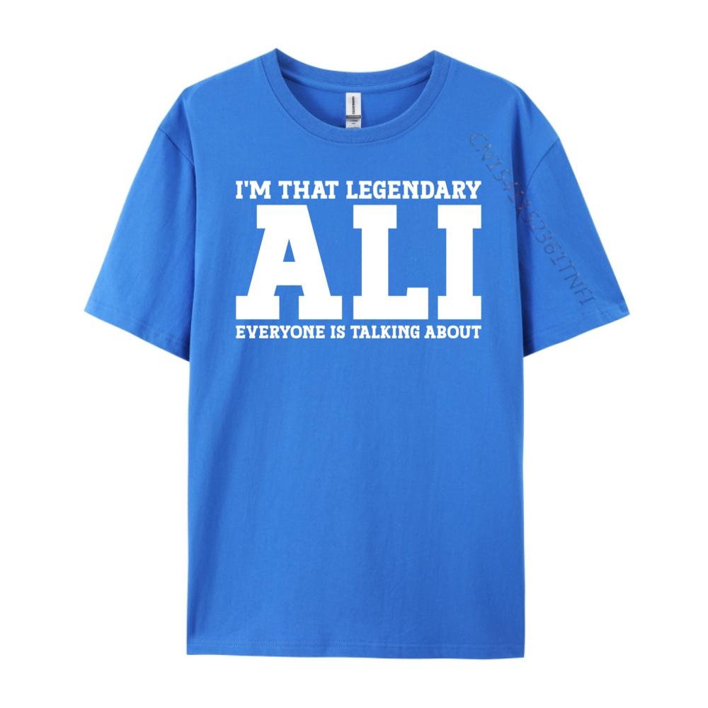 Ali Personal Name Ali Black Graphic Tees Limited Time Special Camisetas Luxury Designer Mans Short Sleeve Tee