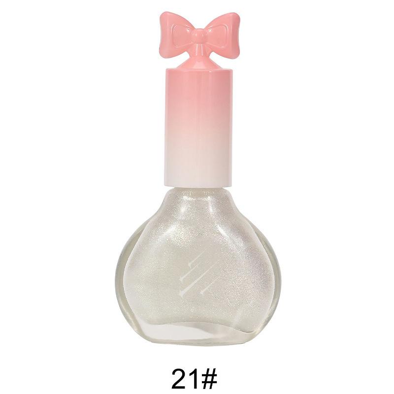 Nail Polish No Bake Oily Fast Drying Non-tearable Nude Color Long Lasting Waterproof Nail Polish