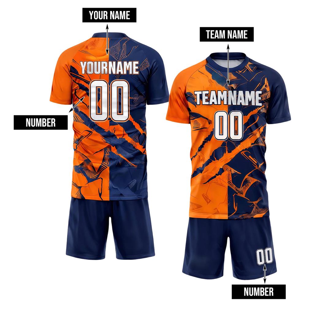DIY Soccer Set for Men - 2 Piece Uniform, Plain Soccer Jerseys for Customization