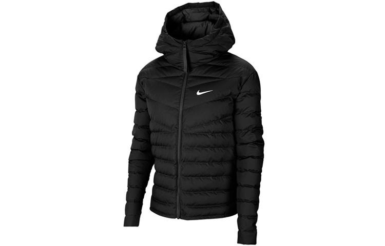 Nike Down Jackets Women s Black Hooded Moderate Other CU5094-011 XS