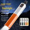 Compact Rechargeable Flashlight: Super Bright, Long-Range, Multi-functional for Outdoor and Household Use