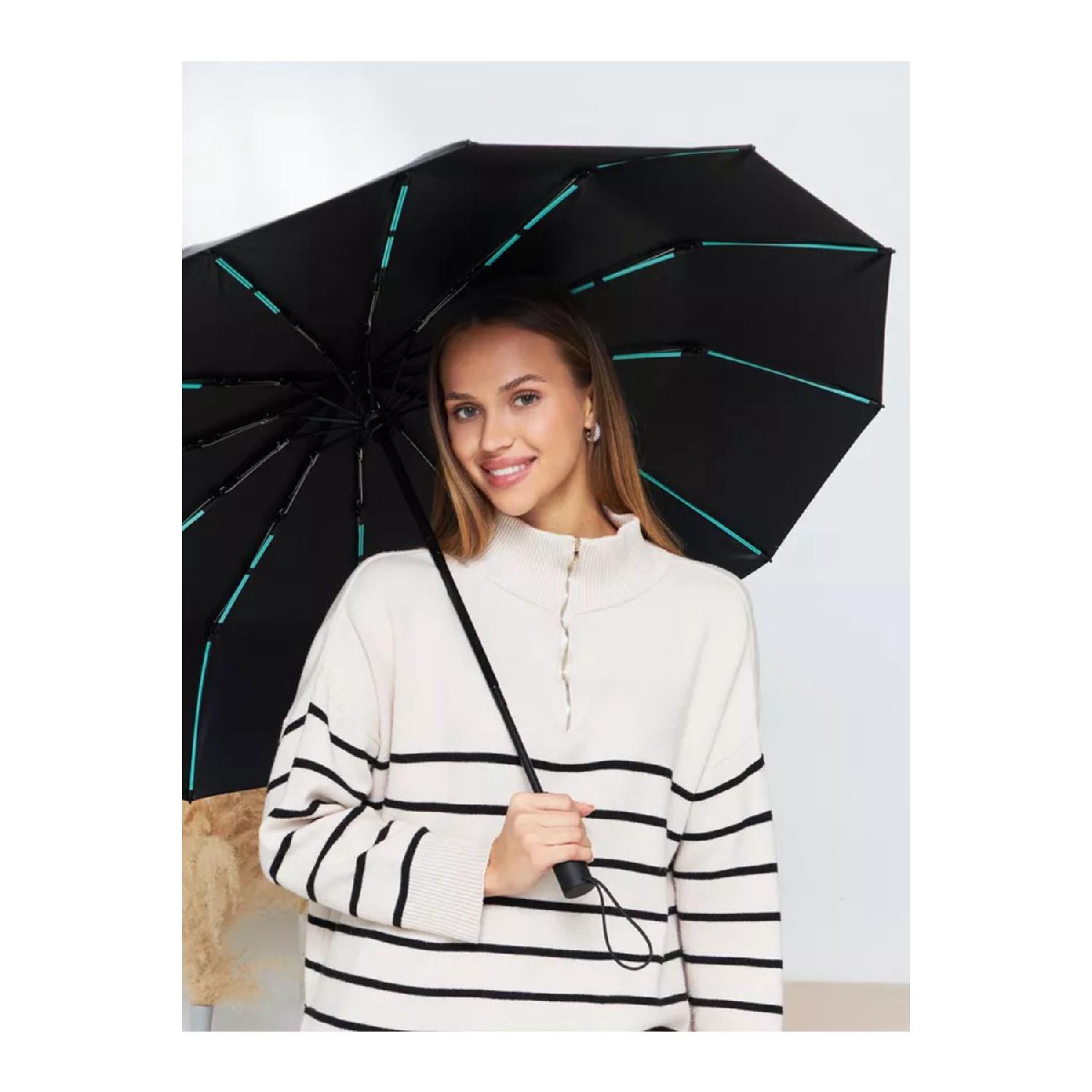 

12 Wire Fully Automatic Premium Umbrella чёрный