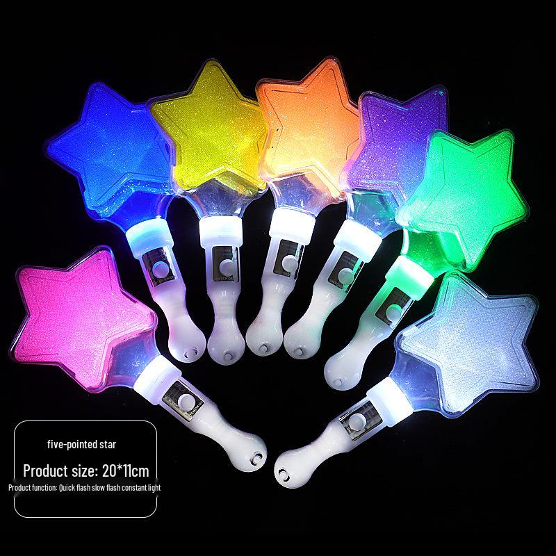 Luminous LED Fluorescent Concert Stick: Flashing Warning Light