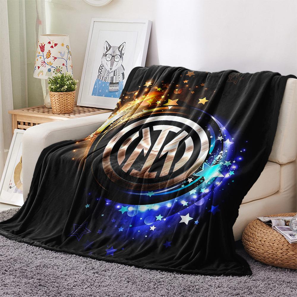 Football Club Internazionale Milano2 Flannel Blanket, High quality Comfortable for All Seasons, Home Decor, Warmth and Comfort