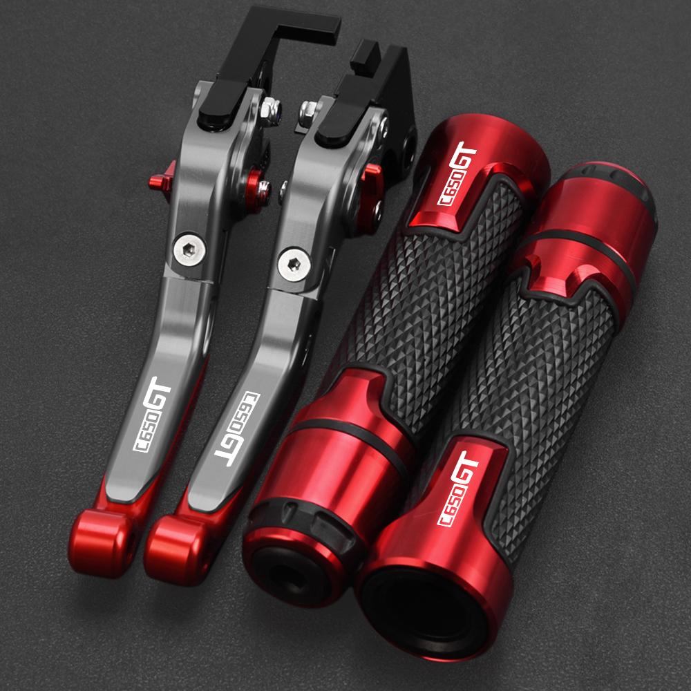Motorcycle Aluminum Adjustable Brake Clutch Levers Handlebar Hand Grips Ends FOR BMW C650GT C 650 GT Maxi Scooters 2011-2017