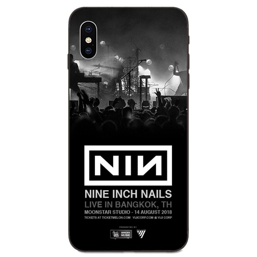 

Девятидюймовые гвозди Nin для Apple iPhone 4 4S 5 5S SE 6 6S 7 8 11 Plus X XS Max XR Pro Max Мягкий узор из ТПУ iPhone 11