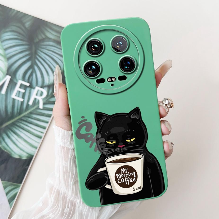 For Xiaomi 14 Ultra Case Cute Dinosaur Cartoon Cover Shockproof Phone Case For Xiaomi Mi 13 Ultra 13Ultra 14Ultra Soft TPU Shell