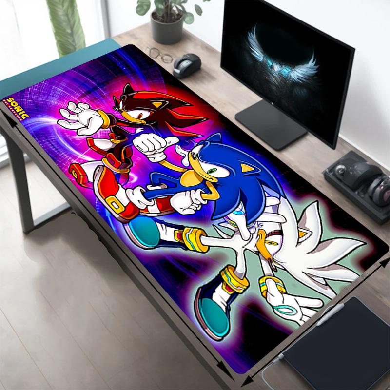 1pc Sonic Adventure Speedsters Game Mouse Pad Large Desk Mat Keyboard Ergonomic Office Rubber PC Non-slip Anti-fray Home Y82722