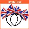Faixa de Cabelo Union Jack Estilosa Faixa de Cabelo Alice Com Laço Grande Para Homens e Mulheres Jubileu de Platina