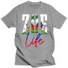 Haiti Flag Haitian Life Pride Vintage T Shirts Cotton Streetwear Short Sleeve Birthday Gifts Summer Style T-shirt Mens Clothing