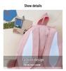 Girls' Cute Rabbit Backpack - Korean Style, Double Shoulder School Bag