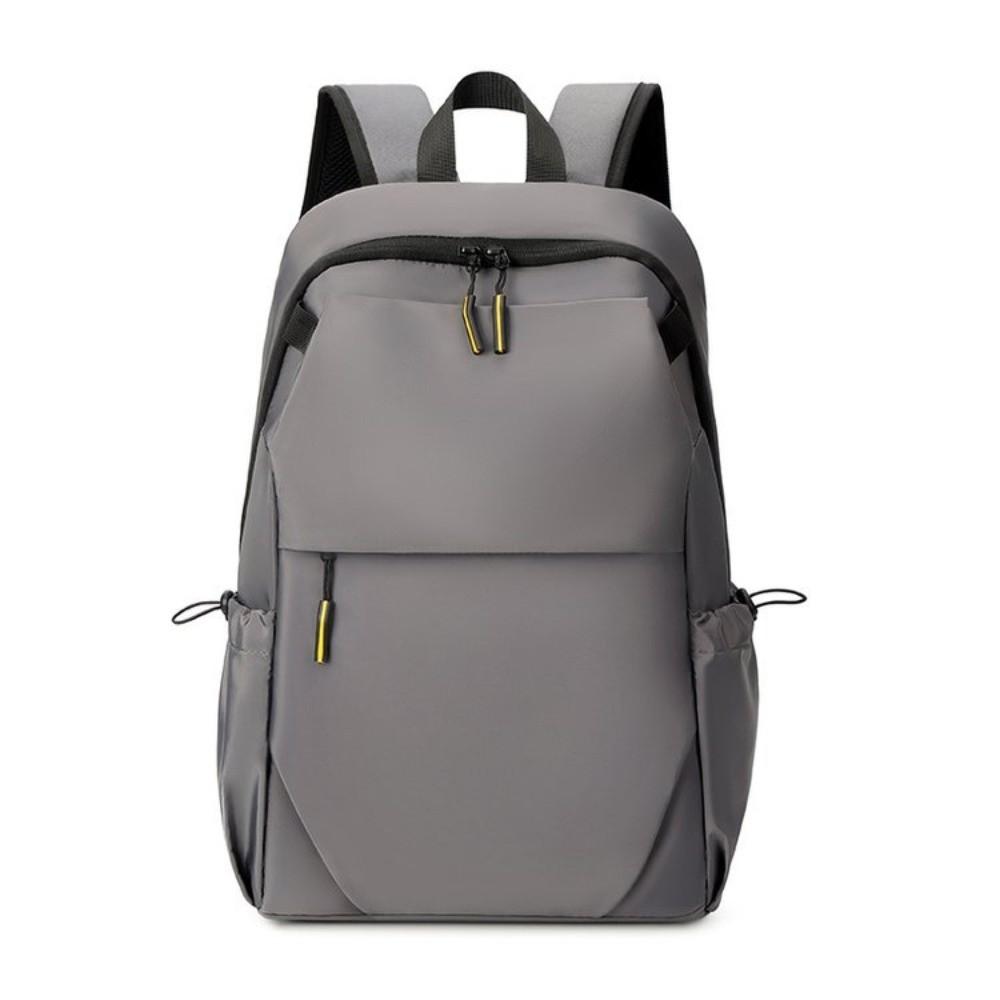 Large Capacity Men Backpack Solid Color Oxford Cloth Backpack Fashion Student Backpack  Travel