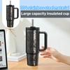 40oz Standard Packaging Portable Halloween Mug 304 Stainless Steel Large Capacity  Mug High-value Car  Mug