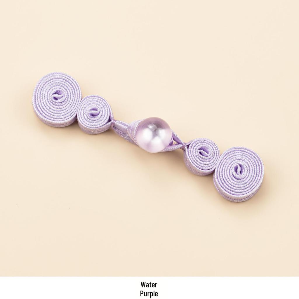 Hengmeihe Hand-Woven Cheongsam Jade Bead Gourd Buttons - Vintage Tang Suit Decorative Accessories