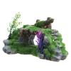 Aquarium Mountain View Rockery Hiding Cave Ornament Fish Tank Decoration