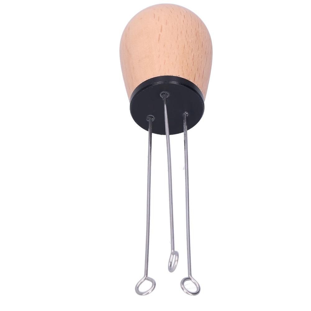 304 Stainless Steel Needles Coffee Powder Distributor Arc Design Coffee Leveler Tool  For Barista