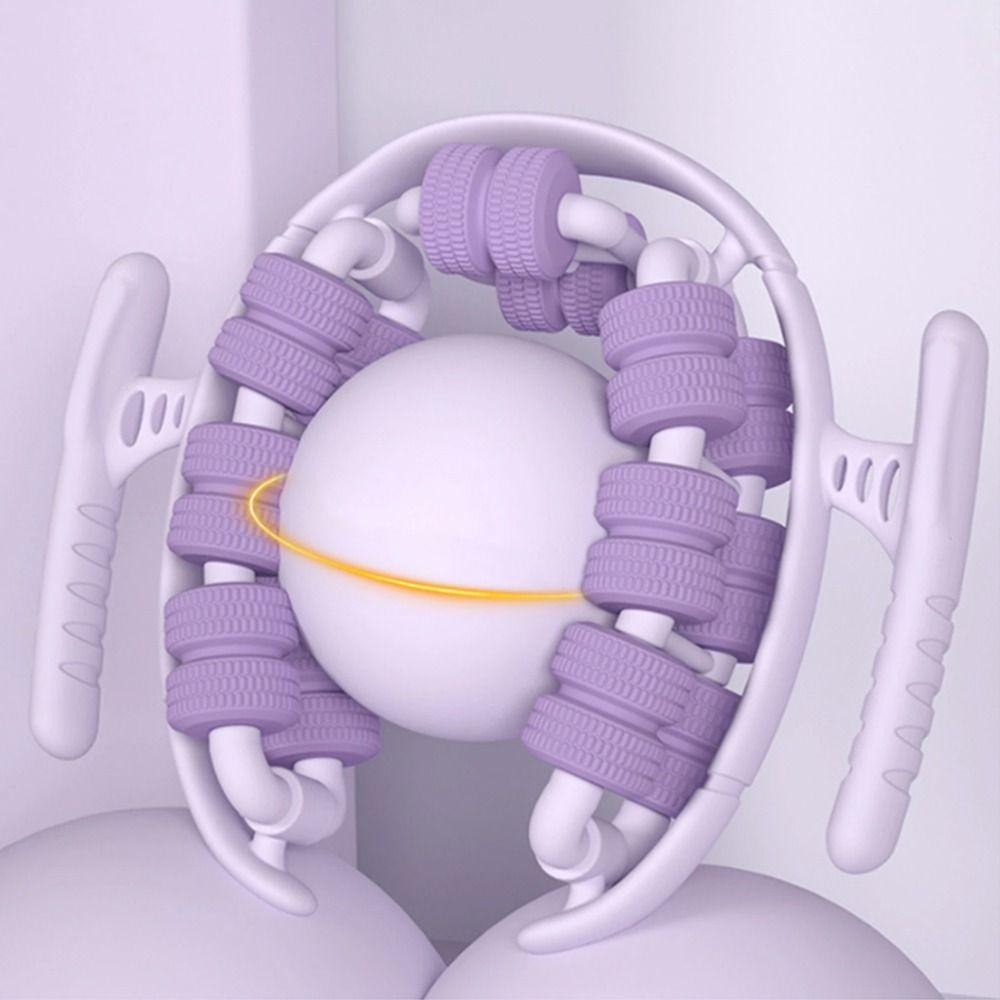 Ring-Shaped Manual Leg Massager Portable Slimming Roller Tool  Muscle Relaxation