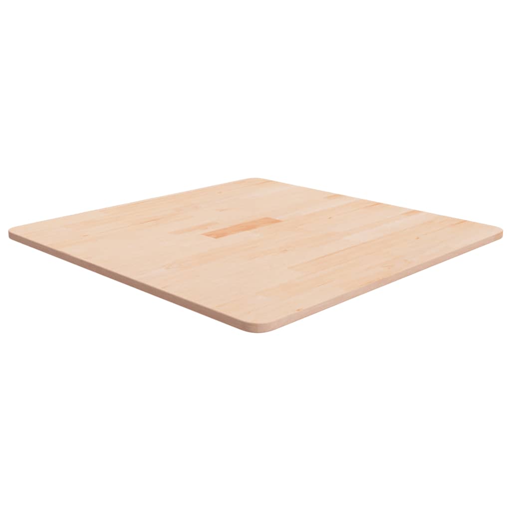 Vidaxl Kwadratowy Blat Do Stolika, 70X70X1,5 Cm, Surowe Drewno Dębowe