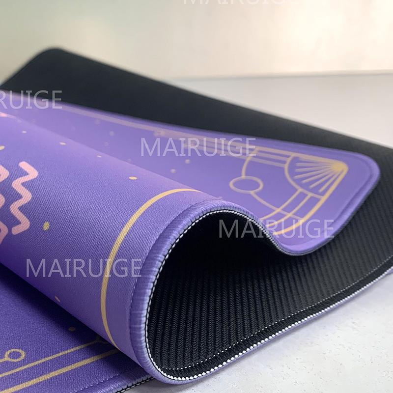 Kawaii Moon Star Mouse Pad Extra Girly Accessories Playmats Cute Carpets Lapto Gamer Purple Pink Magic Large Keyboard MouseMat