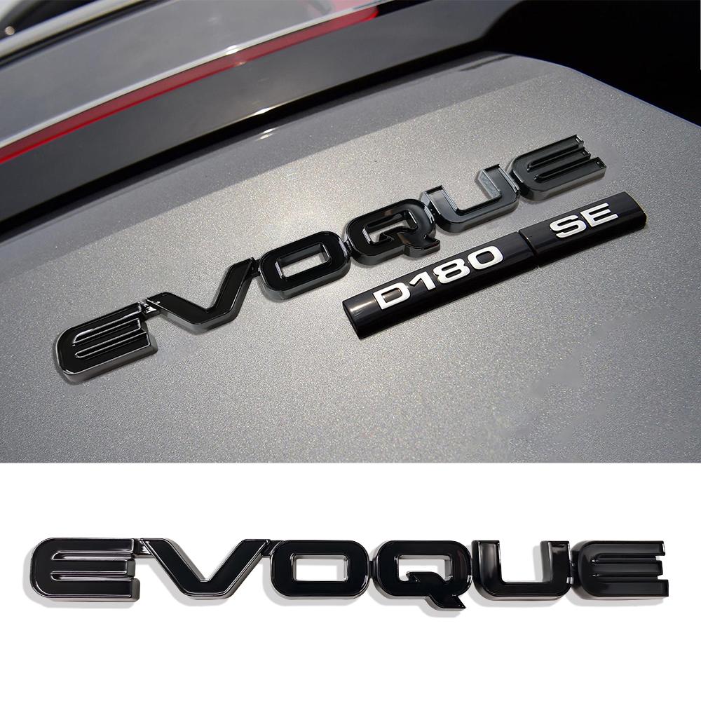 3D ABS Automašīnas EVOQUE Burtu Emblēmas