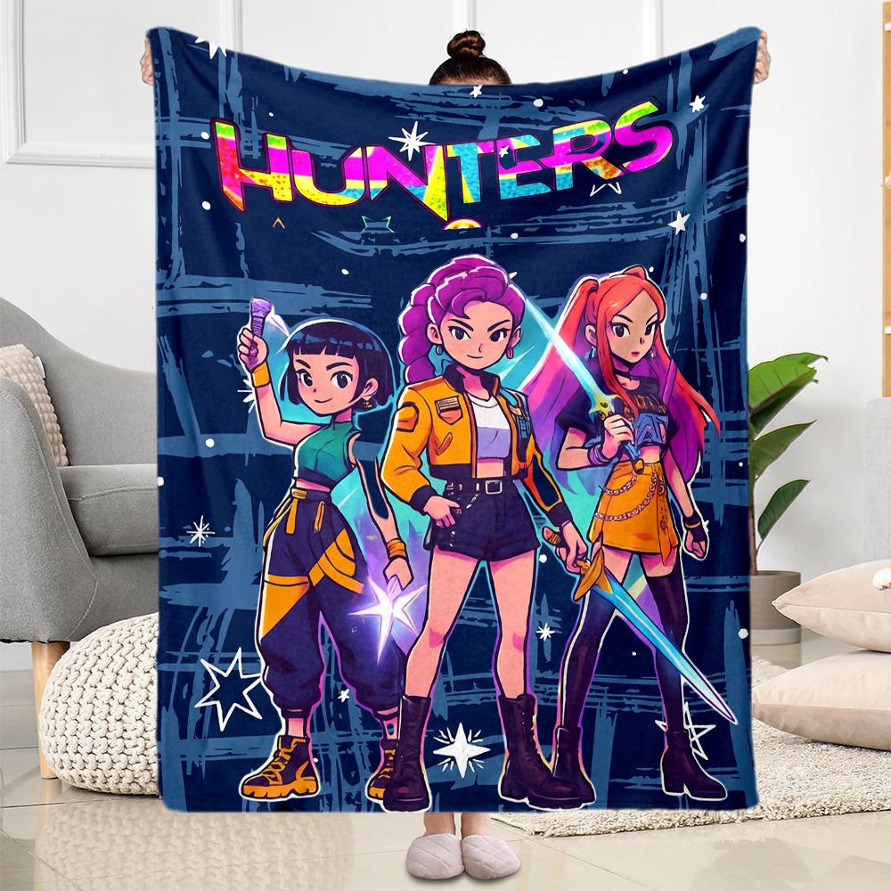 Space Adventure Trio Blanket Durable Comfort Suitable for Livingroom Office Seaside for All Seasons Playful Design