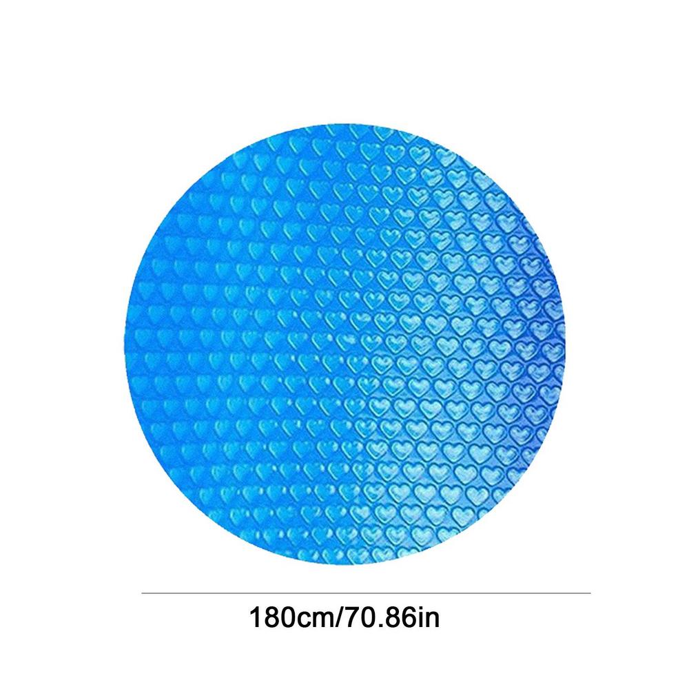 Poolabdeckung Rechteckig Rund Solar Sommer Wasserdicht Pool Wanne Staub Outdoor PE Luftpolsterfolie Decke Zubehör Poolabdeckung