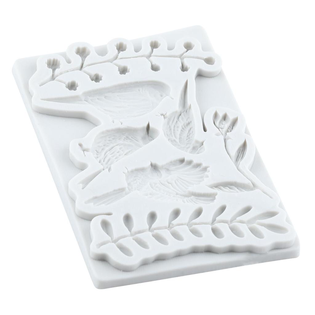 Magpie Silicone Molds Leaves Fondant Mold Cake Decorating Tools Cupcake Topper Chocolate Candy Craft Gum Paste Polymer Clay