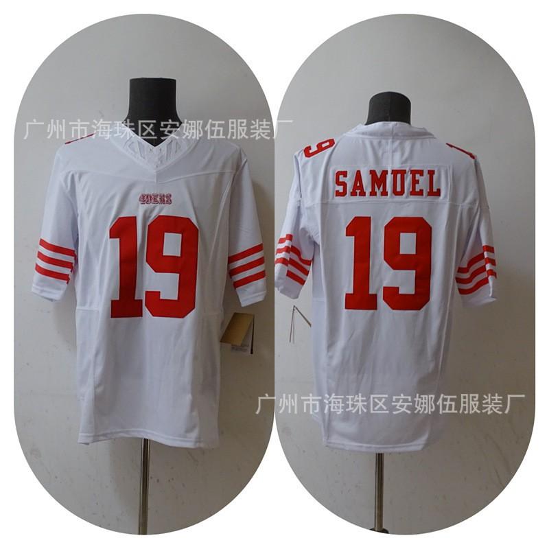 Mens Rugby Jersey T-Shirt With Team Embroidery San Francisco 49ers Vintage Style 23 97 19 85 Numbers