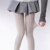 Knit Ribbed Pantyhose Women Sexy Thicken Stockings Black Striped Lace Tights For Women Skinny Leggings Pantyhose New