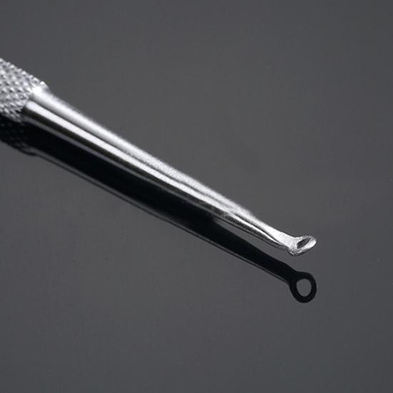 Non-Slip Stainless Steel Pimple Popper Acne Blackhead Removal Needle Tool Silver