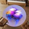 1PC Birds Fantasy Art Round Chair mat Area Rug - Non-Slip, Floor Mat for Office, Bedroom, home decor Christmas Gift c0528086