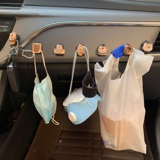 Piękny hak do organizera wnętrza samochodu, antypoślizgowy, zdejmowany dekoracyjny