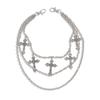 Tassel Punk Belt Chain Zinc Zinc Zinc Alloy Tassel Jeans Chain Retro Cross Waist Chain  Female