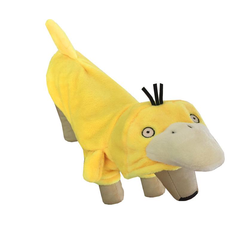 Pet Clothes, Pokemon Dog Clothes, Standing Suit, Reach Duck Cartoon Pet Clothes