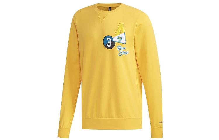 Adidas Neo Sweatshirts Men s Gold Crew Neck Moderate Regular EI4761 S