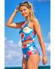 Azura Exchange Spaghetti Straps Tankini Set with Floral Print