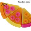 Pizza Piece Fidget Toy Cheese Squeeze Stress Relief Mini Sensory Kids Home Office Worker Soft Stretchy Simulation Food