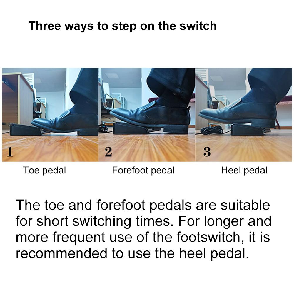 Przełącznik nożny USB Uniwersalny klawisz sterujący Dostosowany pedał nożny do klawiatury komputerowej do urządzeń medycznych instrumentów