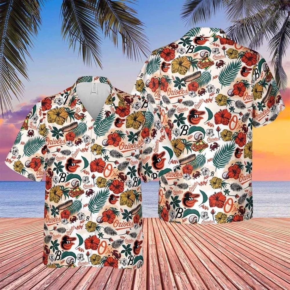 2025 Oriole Birdland Hawaiian Shirt Giveaway Unisex T-Shirt M