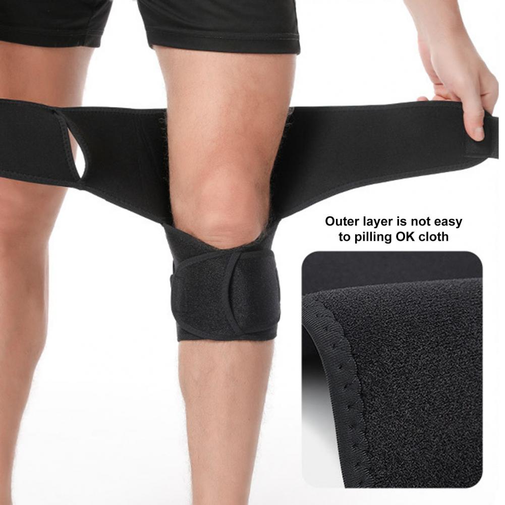 1Pc Soft Knee Pad Thick Adjustable Knee Guard Composite Leg Support Pad Comfortable Protective Knee Sleeve for Outdoor Sports