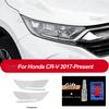 For Honda CR-V CRV 2017 2018   2 Pcs Car Headlight Protective Film Headlamp Transparent Black TPU Sticker Accessories
