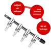 Stainless Steel Air Volume Regulating Valve for Aquarium Oxygen Pump