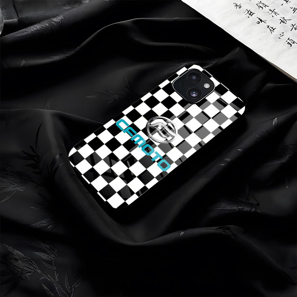 

Чохол для телефону з мотором Cfmotos для IPhone 17 Pro Max 16 15 14 Pro Max 13 11 Plus Скляна кришка iPhone 14 Pro