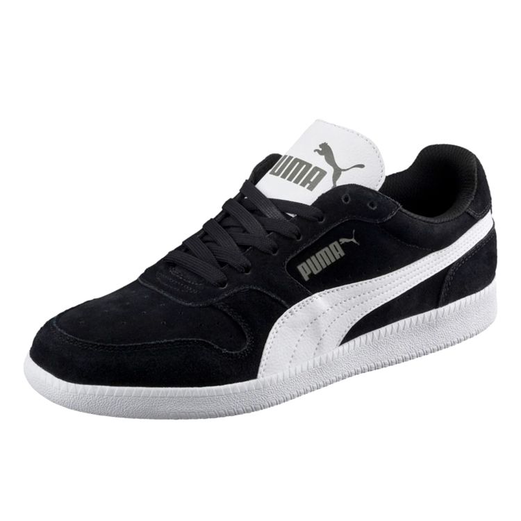 Puma Suede Low Top Sneakers Unisex Sneakers Black White 356741-16
