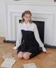 Bye Bye Seop Bustier Layered Mini Dress Black [T41]