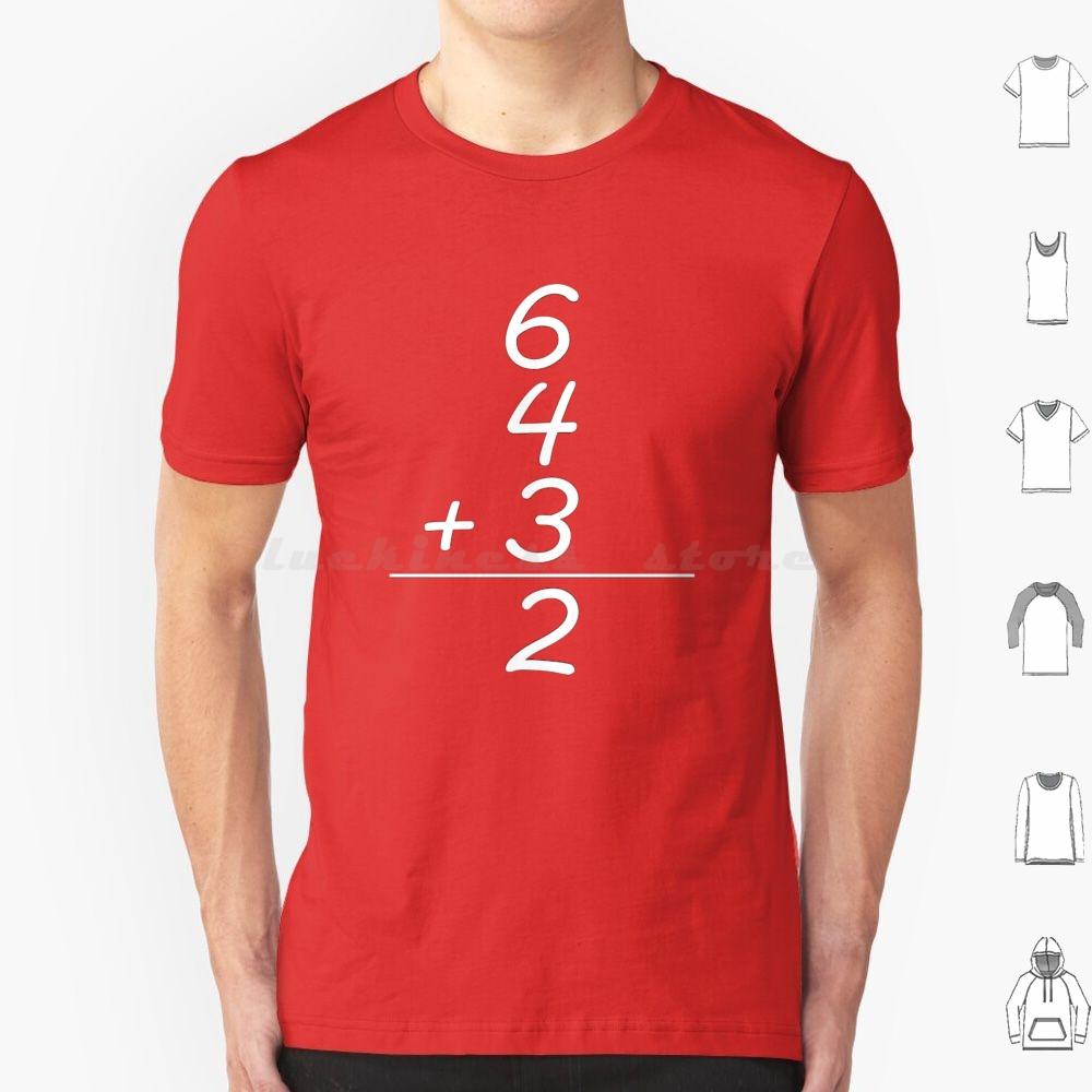 Baseball 6 4 3 2 White T Shirt Cotton Men Women DIY Print Sports Baseball 6 4 3 2 Baseball Math Baseball Fans Aaron Judge
