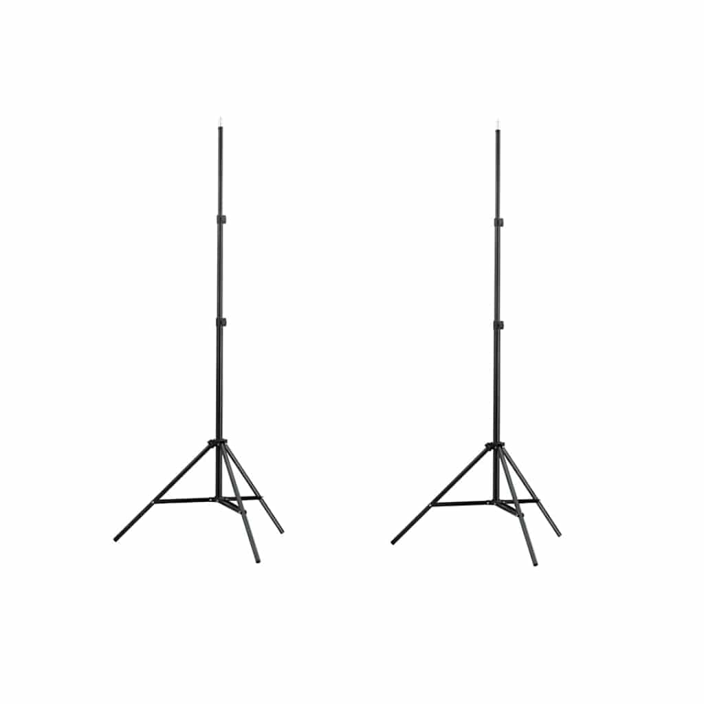 Vidaxl Lamp Stands, 2 Pcs, Height 78-210 Cm